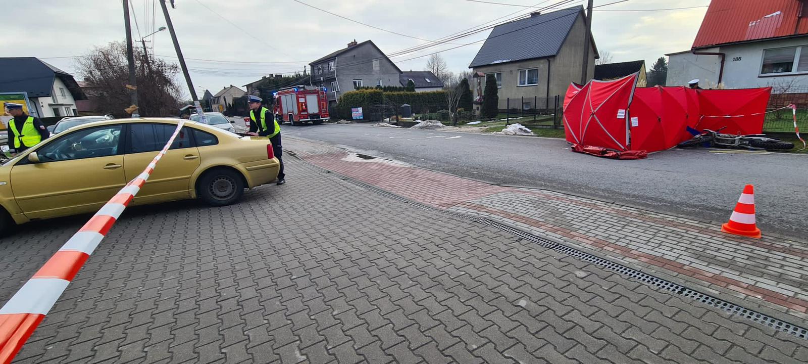 Przyborów. Nie żyje 15-letni motocyklista / 15 grudnia 2023 r.