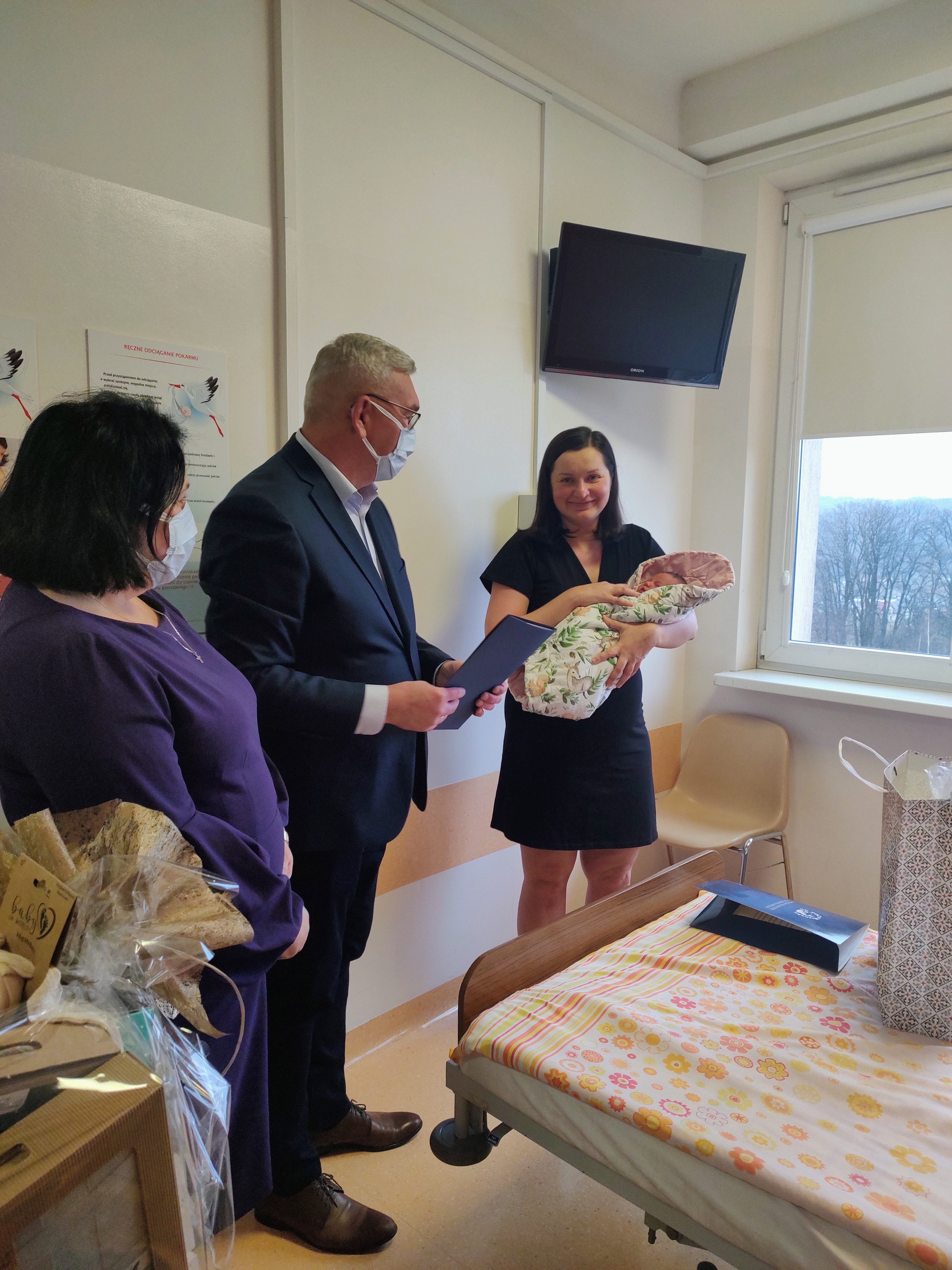 Mikołaj z Iwkowej pierwszym dzieckiem urodzonym w brzeskim szpitalu w 2024 r.!