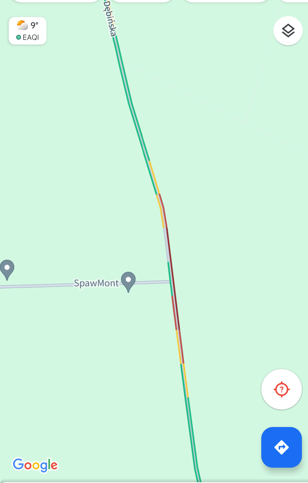 Przewrócona ciężarówka w Maszkienicach / 23 kwietnia 2024 r.