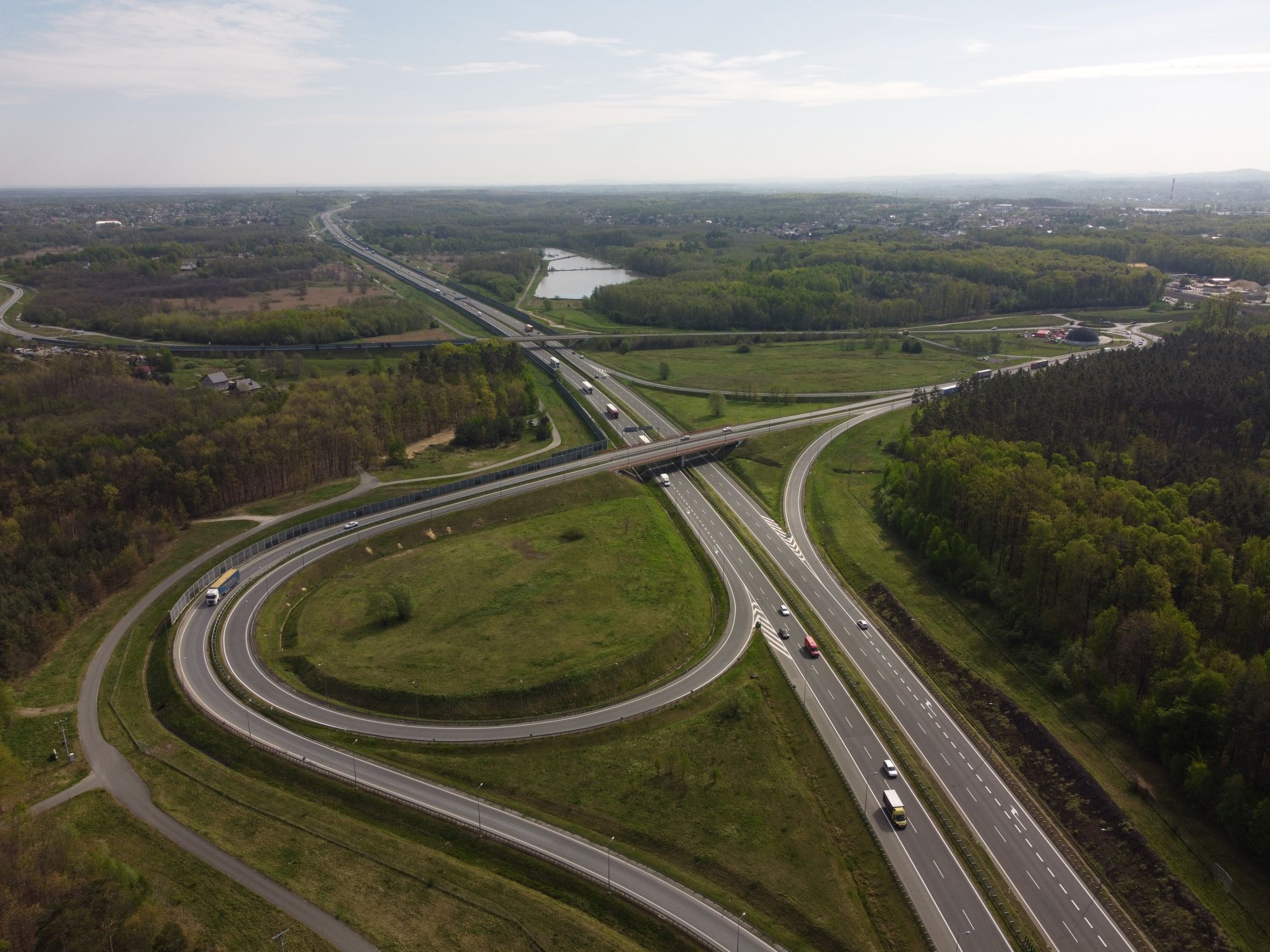 Dzisiaj ruszają nocne prace drogowe na węźle autostradowym Brzesko / 16 lipca 2024 r.