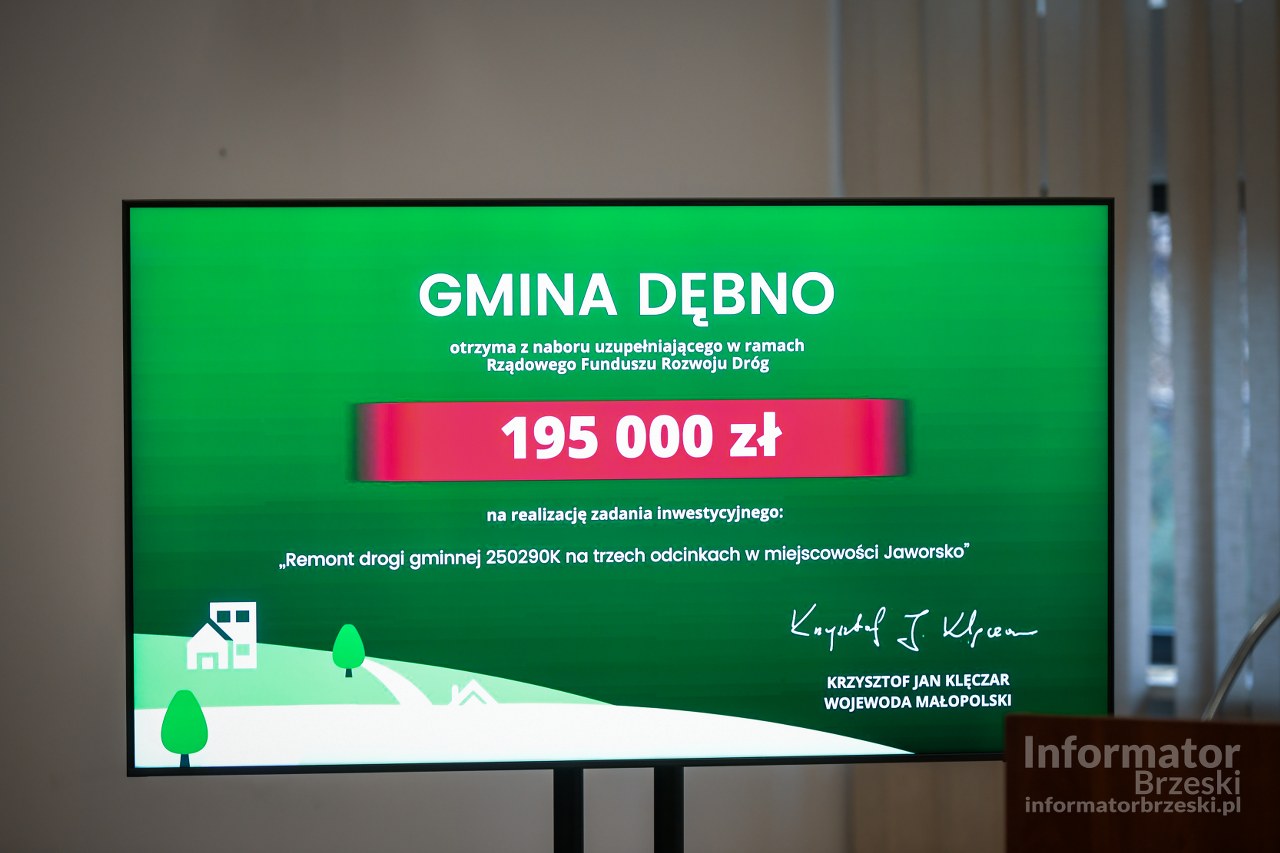 Kolejna dotacja na remont dróg w Gminie Dębno