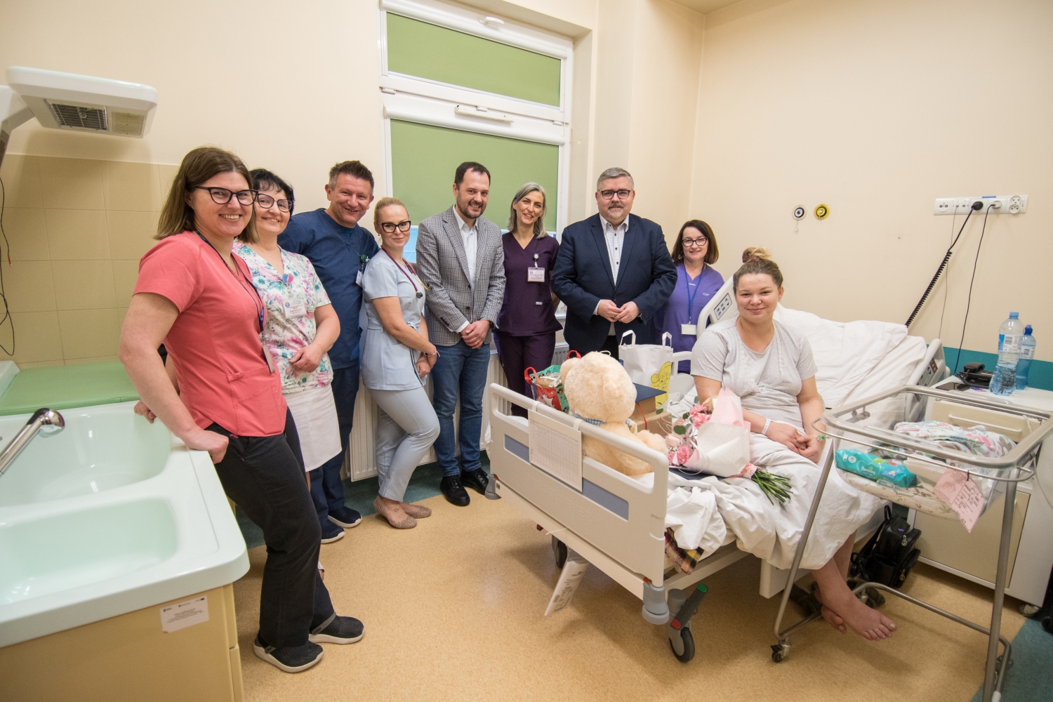 Julia z Rudy Rysia pierwszym dzieckiem w 2025 roku w Powiecie Bocheńskim / zdjęcia