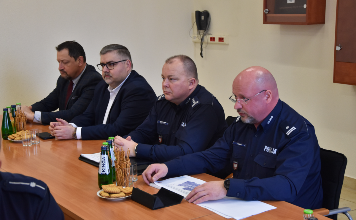 Odprawa roczna w Komendzie Powiatowej Policji w Bochni