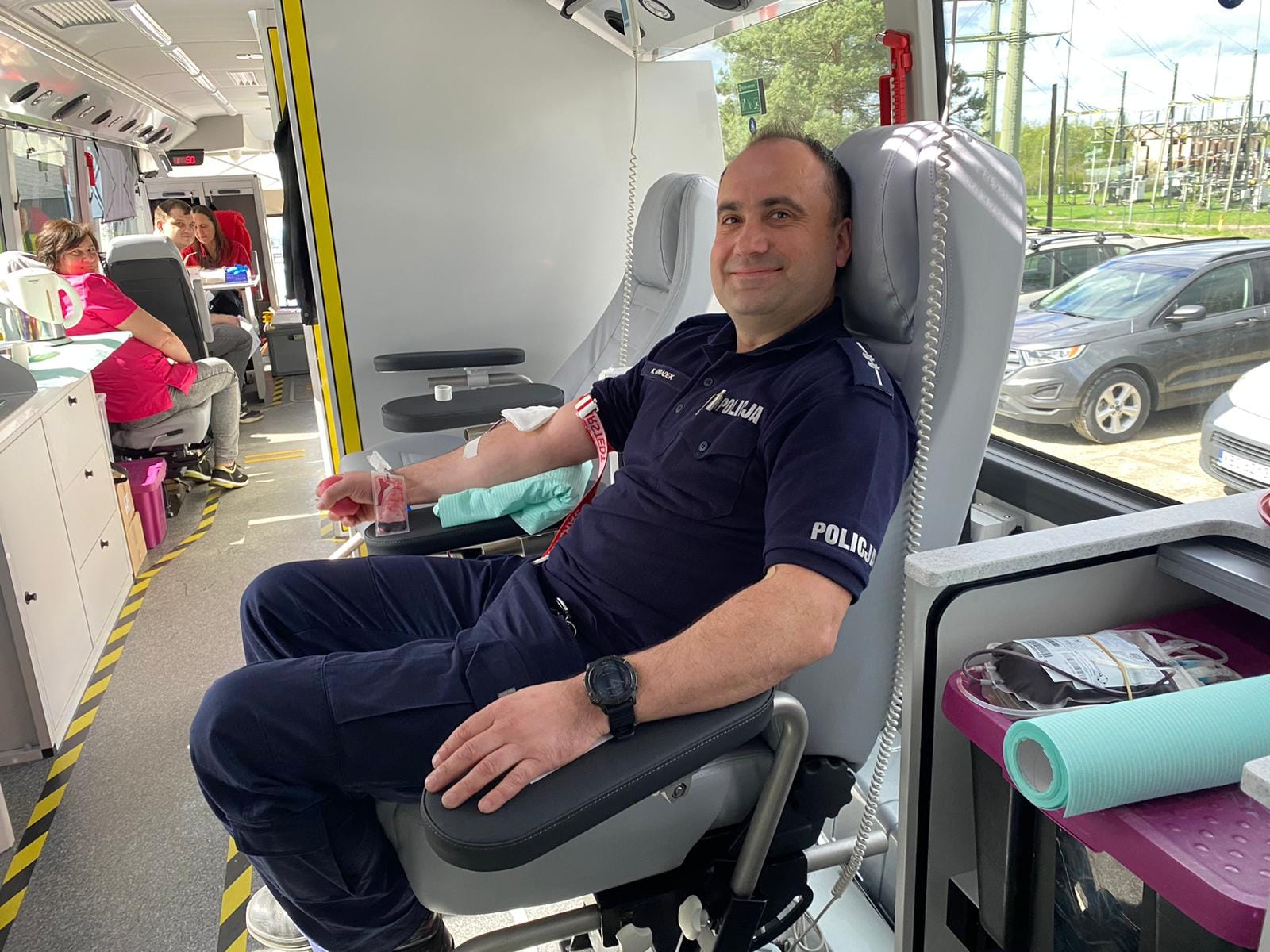 Brzescy policjanci zapraszają na akcję krwiodawstwa / 20 lutego 2025 r.