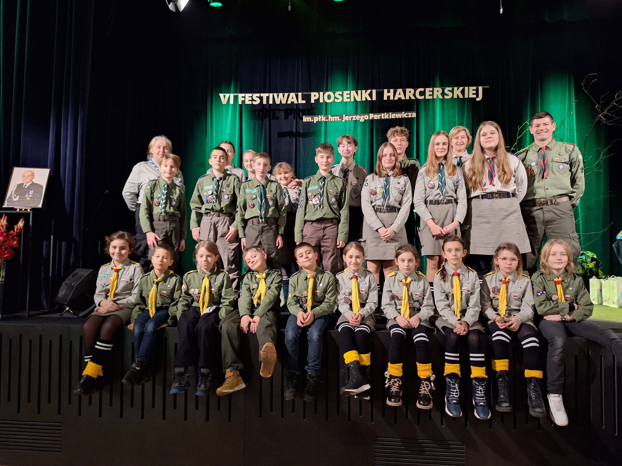 Sukces zuchów i harcerzy z Brzeska na VI Festiwalu Piosenki Harcerskiej w Żabnie / zdjęcia