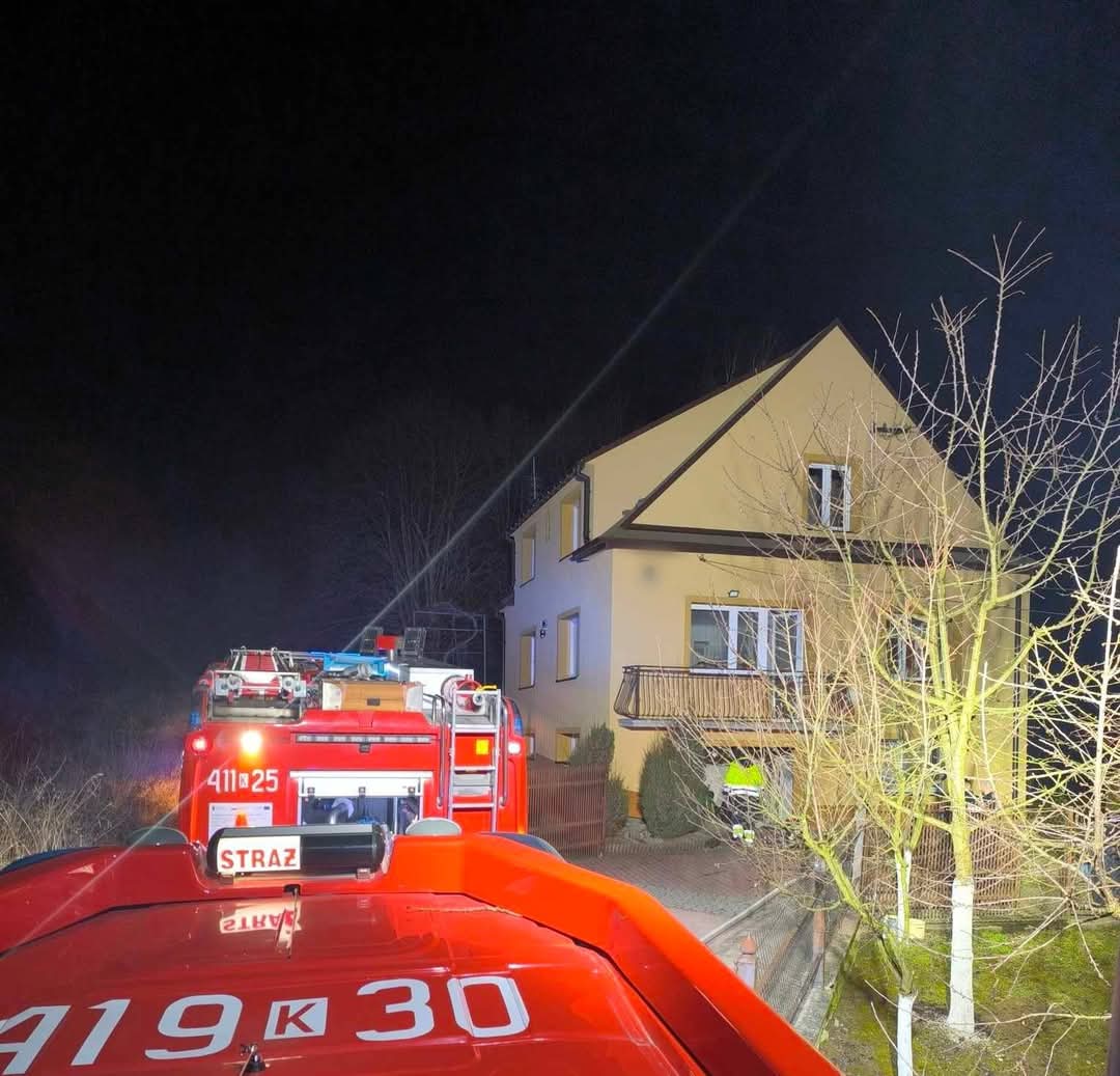 Pożar kotłowni w Sufczynie / 26 lutego 2025 r.