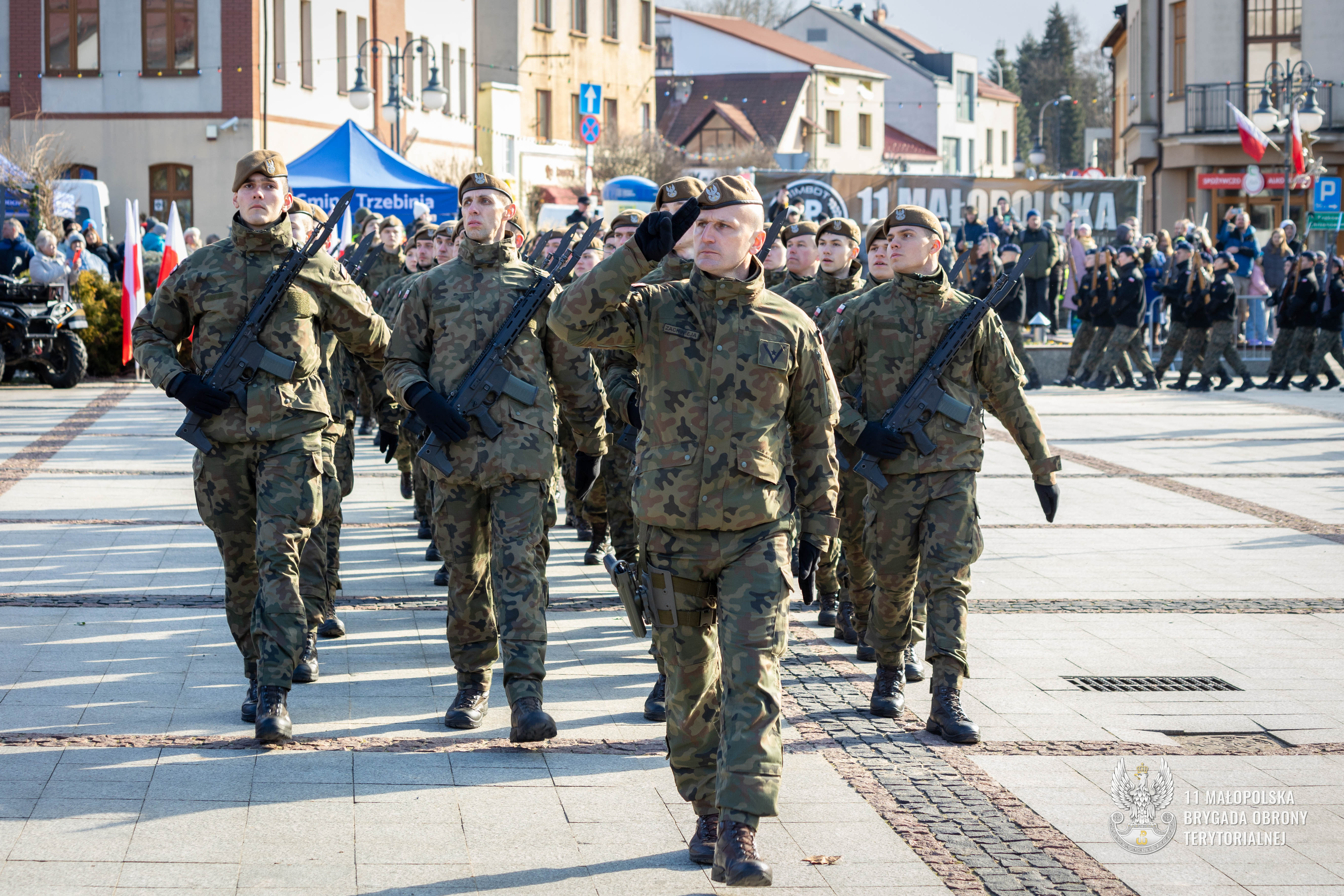 Przysięga małopolskich terytorialsów pod znakiem młodych / zdjęcia