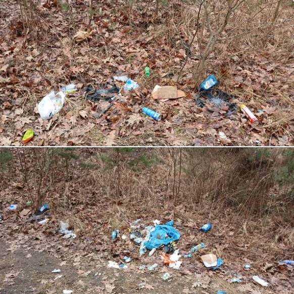 Wyrzucił śmieci do lasu w Sterkowcu. Teraz będzie wstyd…