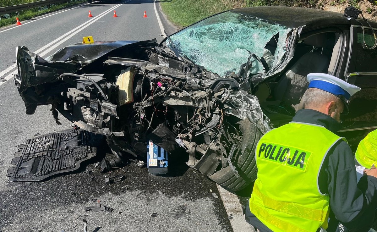 Policja i prokuratura wyjaśniają okoliczności tragicznego wypadku w Będzieszynie / zdjęcia
