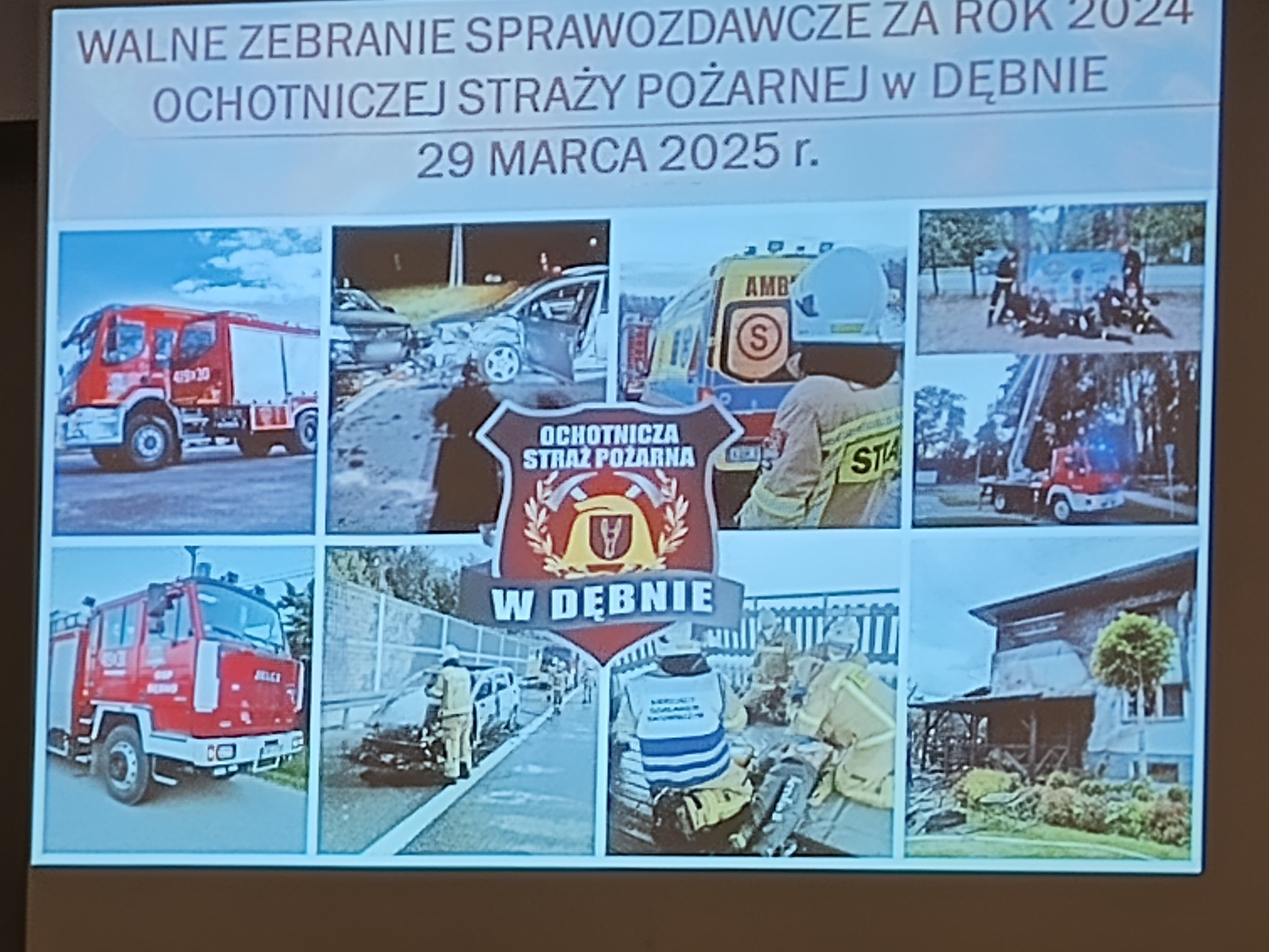 Zebranie sprawozdawcze strażaków z OSP Dębno