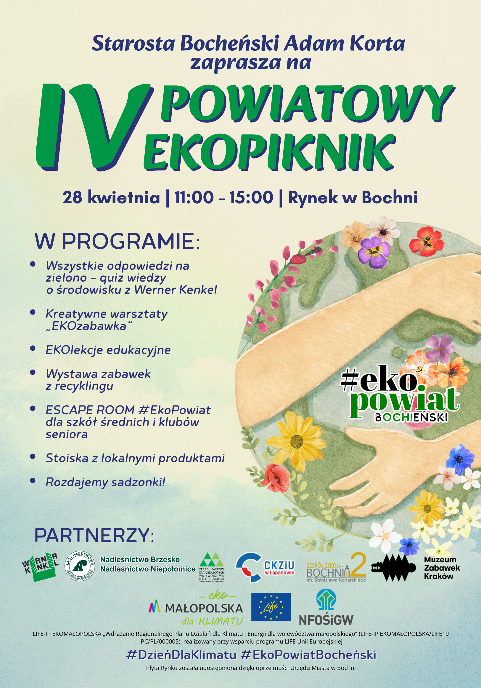 IV Powiatowy EKOPiknik – Zielona energia na bocheńskim Rynku już 28 kwietnia!