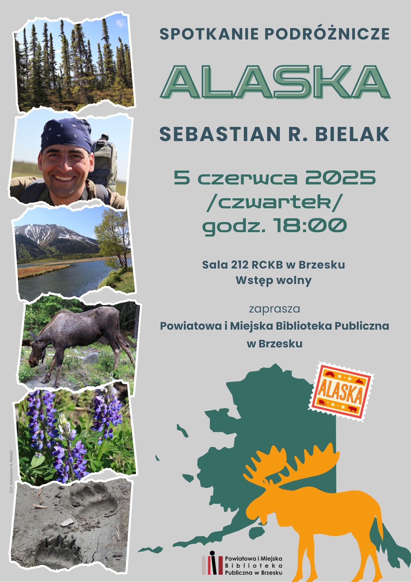 Alaska – spotkanie podróżnicze w brzeskiej bibliotece / 5 czerwca 2025 r.