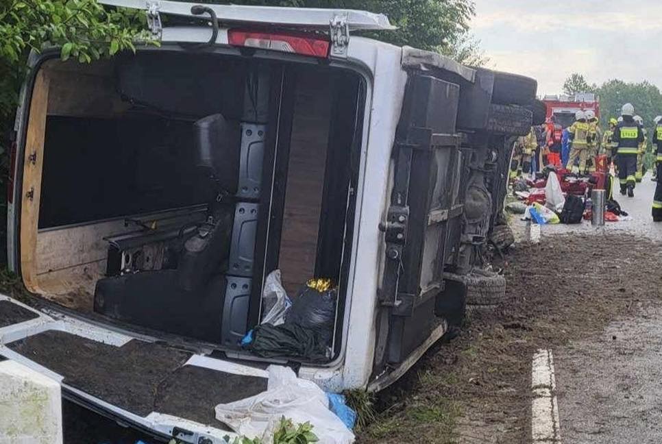 Wypadek z udziałem pielgrzymów