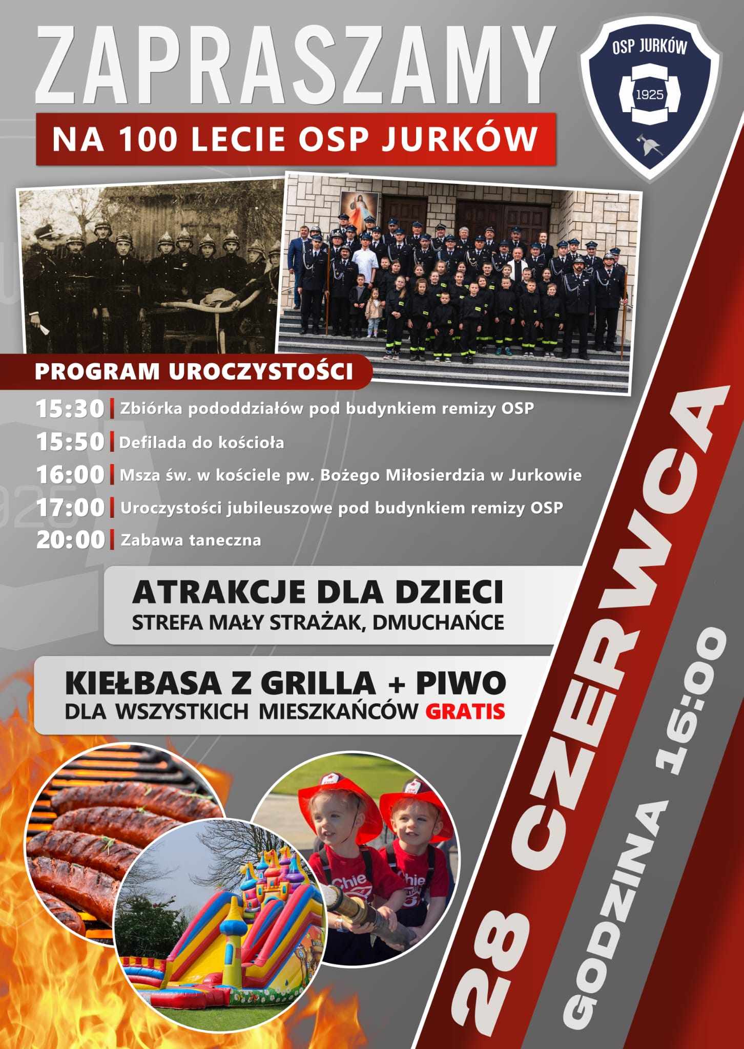Jubileusz OSP Jurków. 100 lat w służbie!