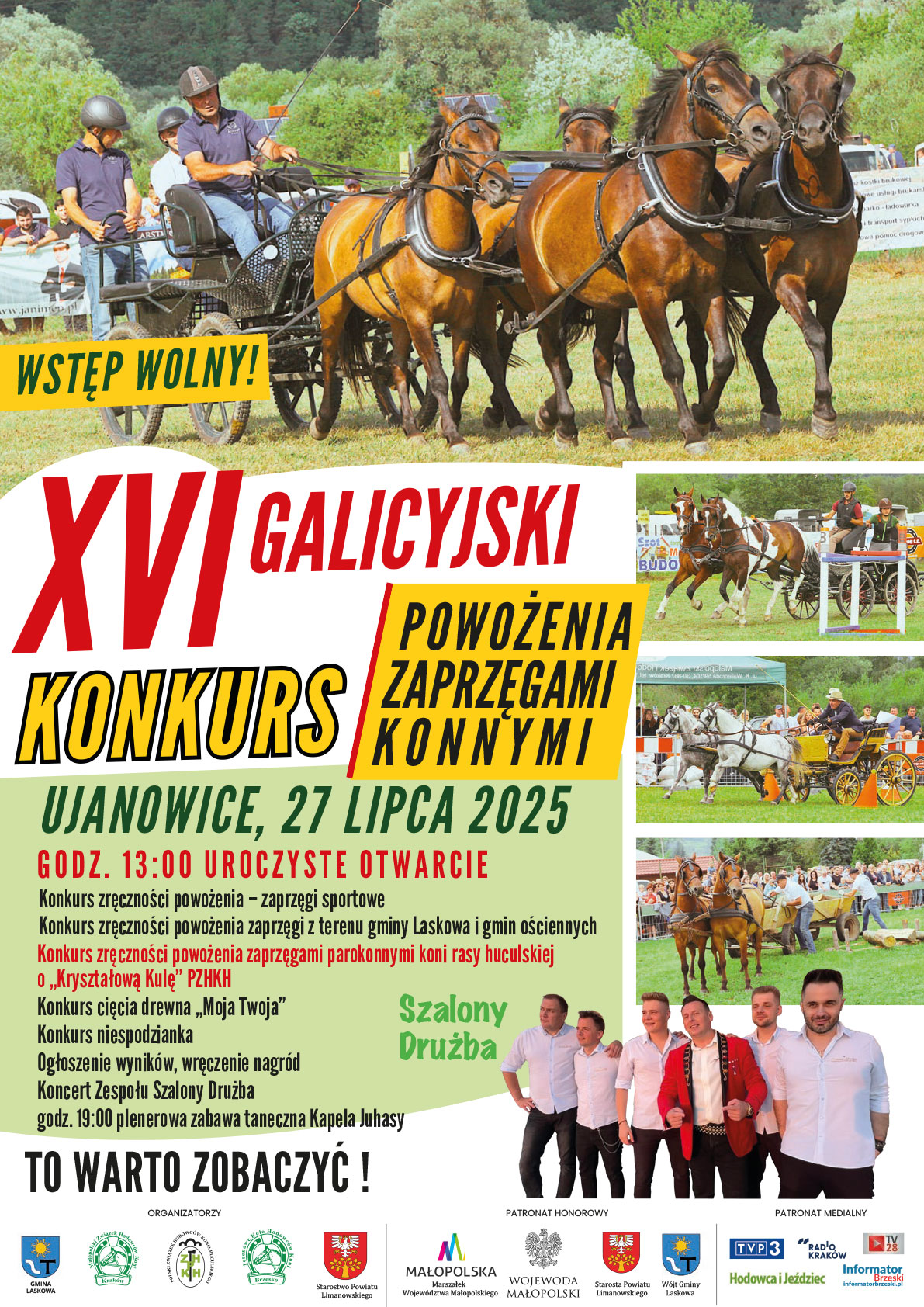 Ujanowice. XVI Galicyjski Konkurs Powożenia Zaprzęgami Konnymi / 27 lipca 2025 r.