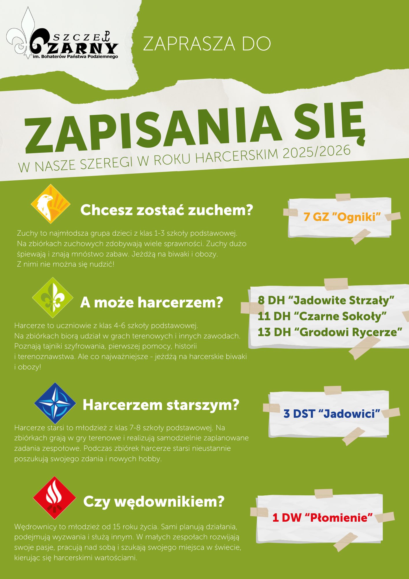 Harcerze z Jadownik zapraszają w swoje szeregi!