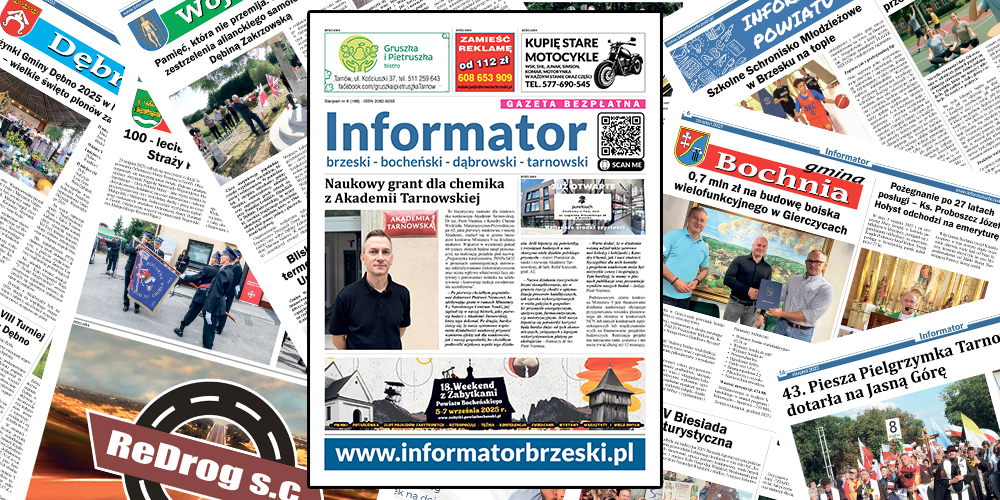 Sierpniowy numer gazety „Informator” już dostępny / sierpień 2025