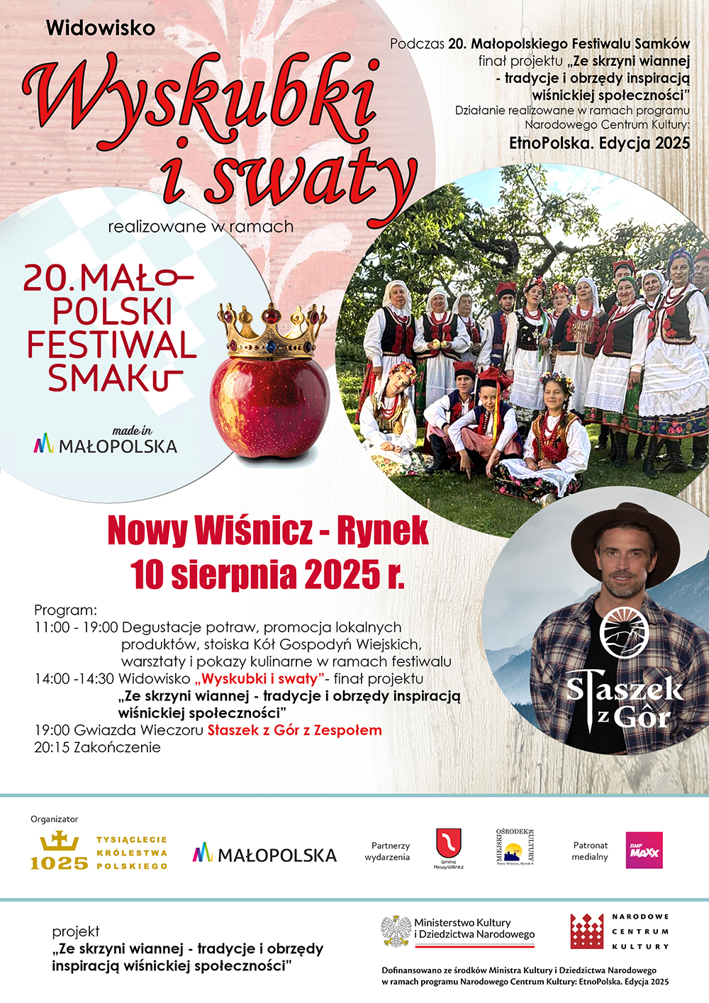 Widowisko „Wyskubki i swaty” w Nowym Wiśniczu