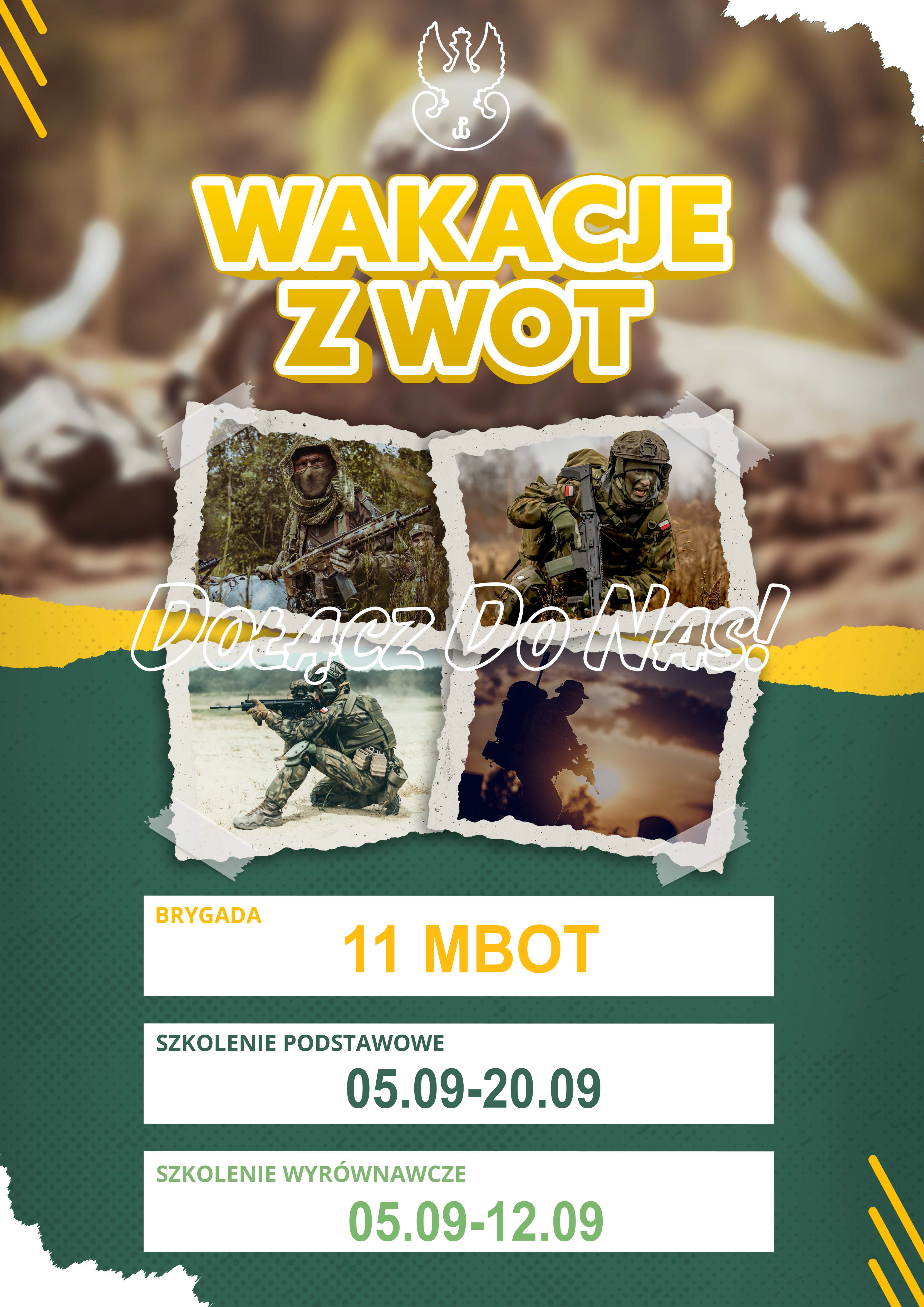 Nie zdążyłeś na pierwszy termin „Wakacji z WOT”? Masz kolejną okazję!