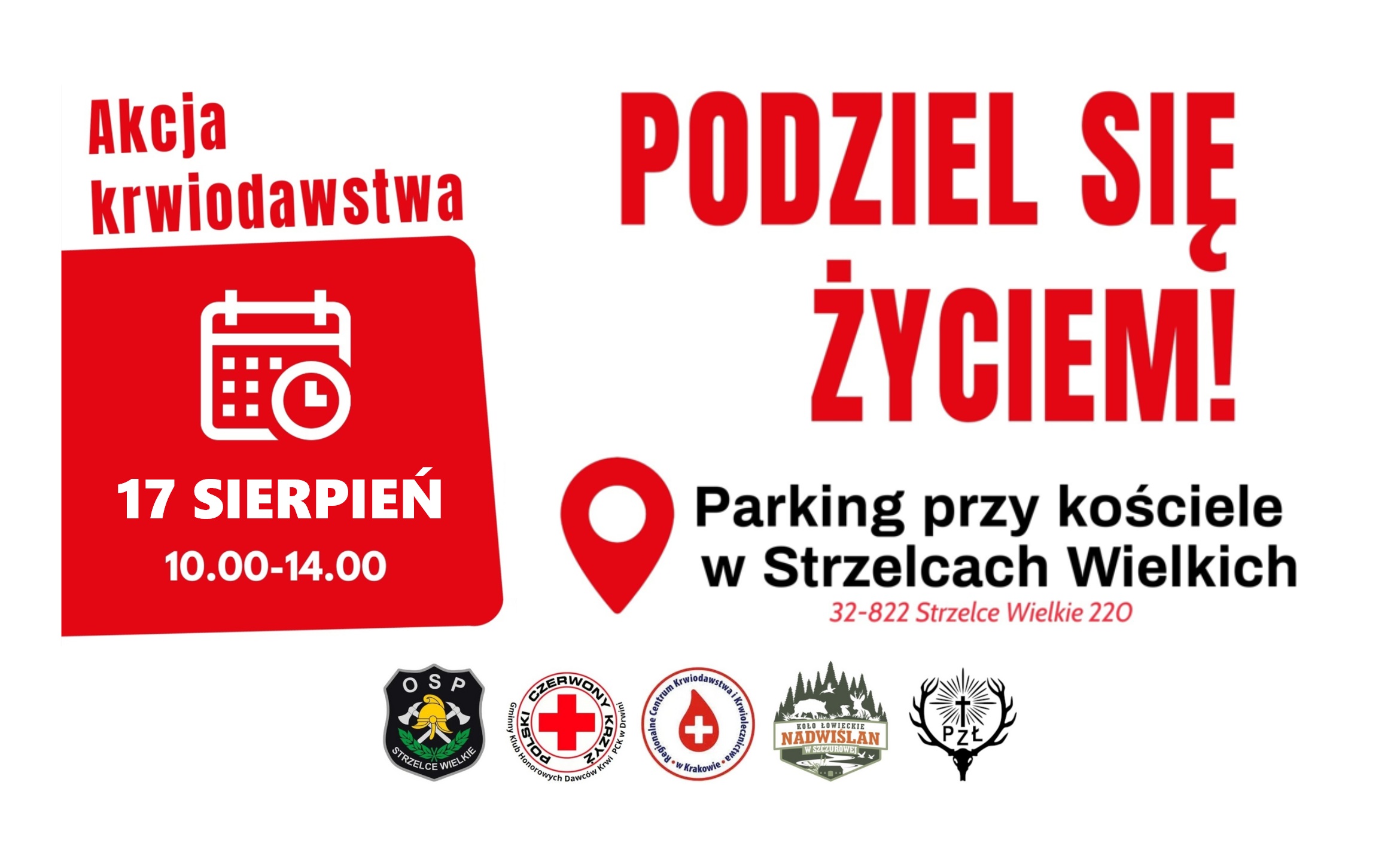 Akcja krwiodawstwa w Strzelcach Wielkich / 17 sierpnia 2025 r.