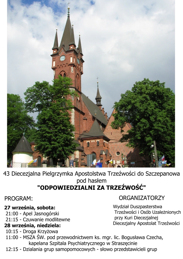 44. Diecezjalna Pielgrzymka w intencji trzeźwości do Szczepanowa / 27-28 września 2025 r.