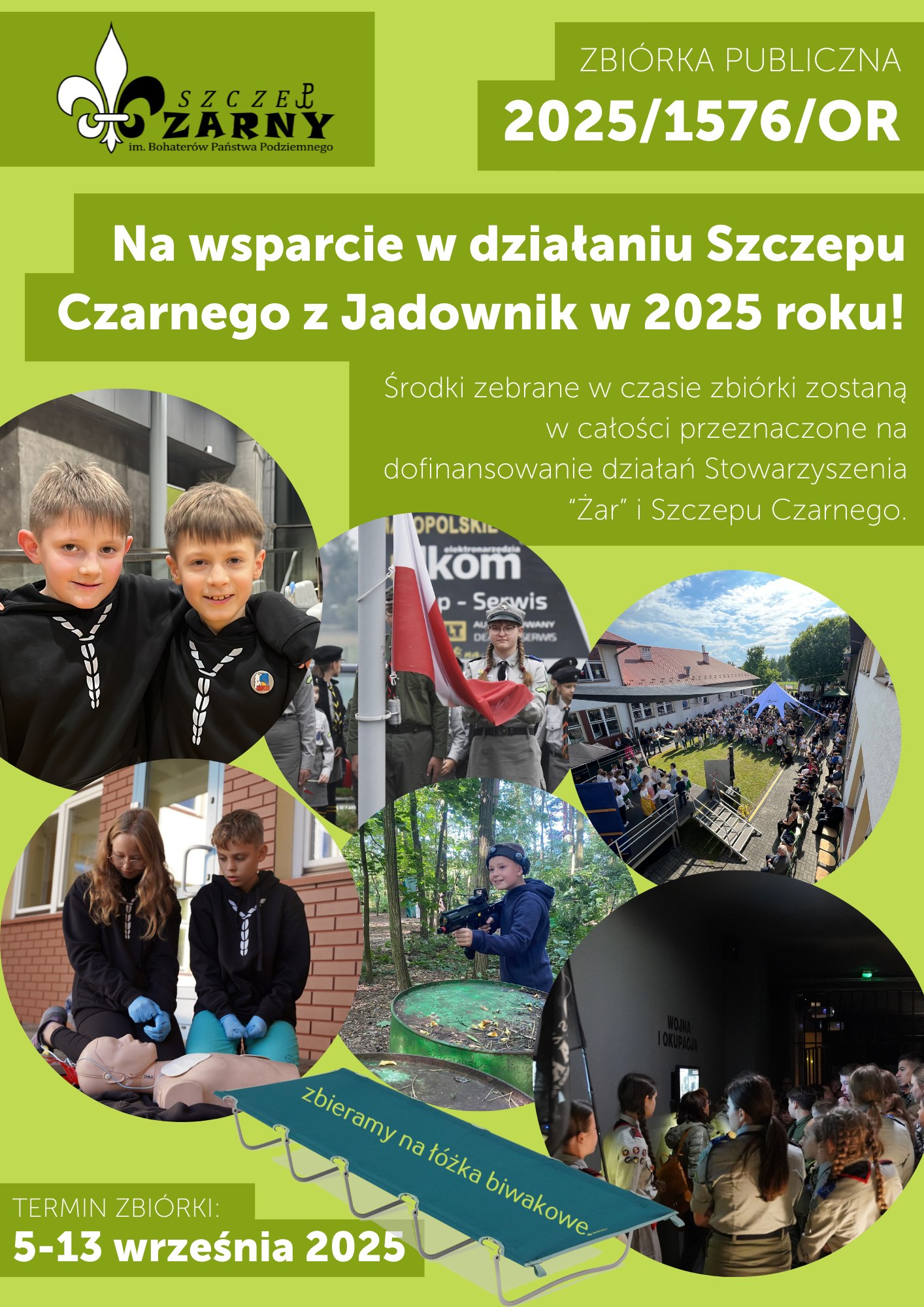 Nowy rok harcerski i nowe wyzwania – harcerze z Jadownik zbierają na wyposażenie biwakowe
