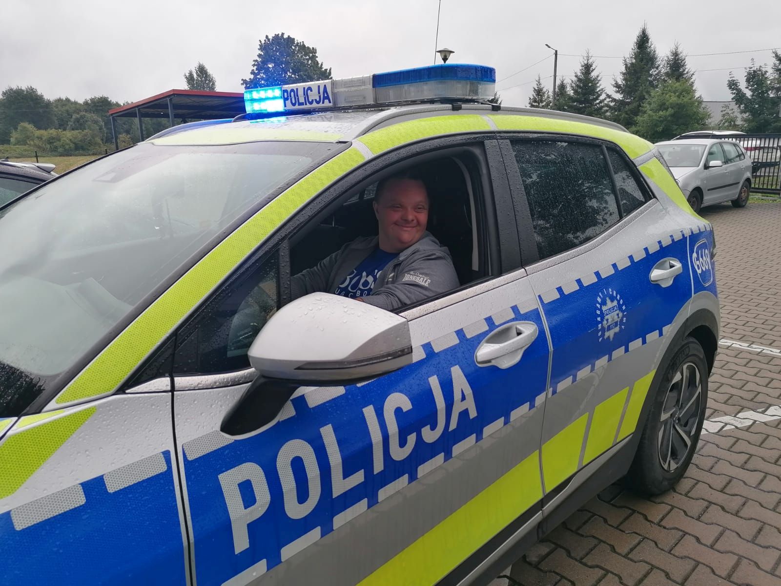 Z wizytą w Komisariacie – spełnione marzenie mieszkańca Żabna