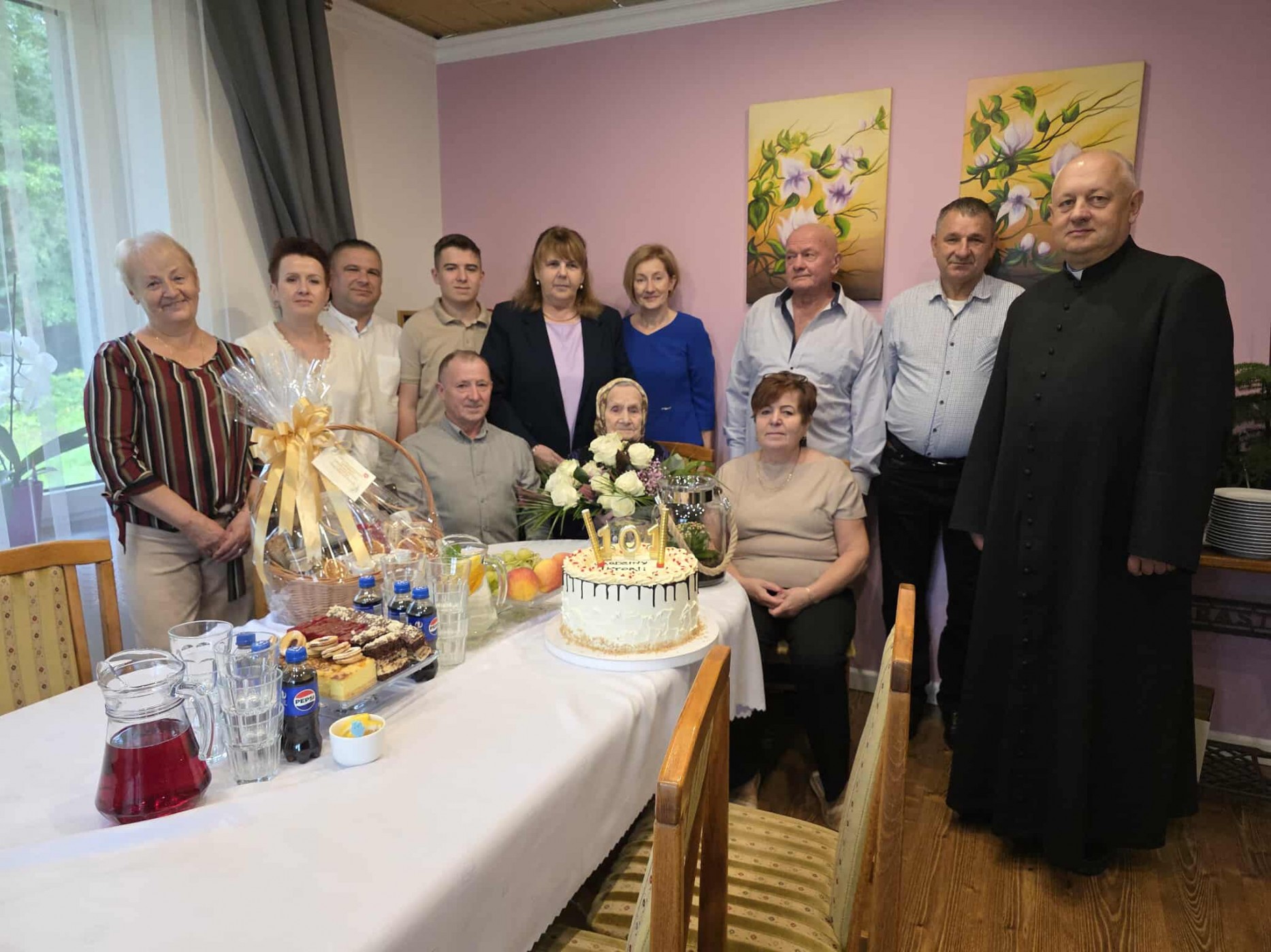 101. urodziny Pani Wiktorii Musiał z Łoniowej