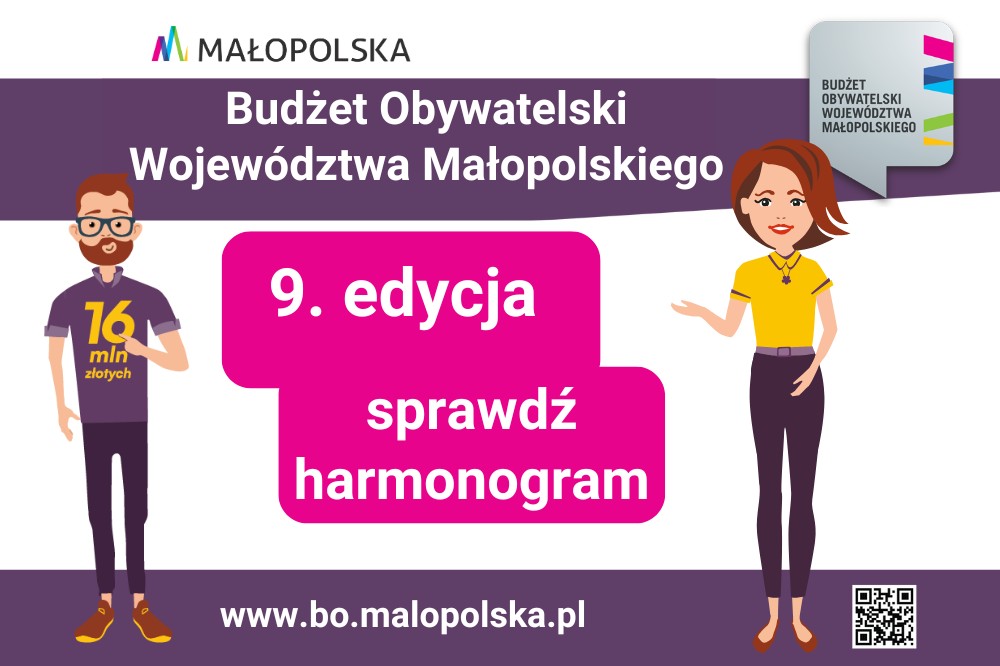 9. edycja Budżetu Obywatelskiego Województwa Małopolskiego już jesienią