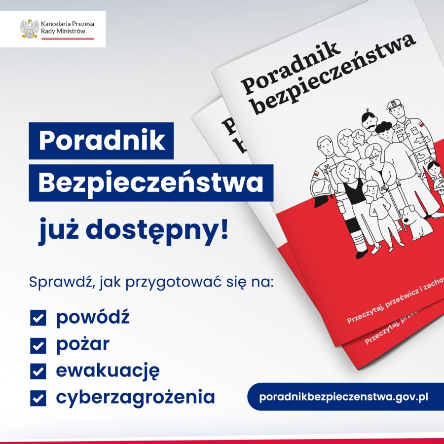 Nowy „Poradnik bezpieczeństwa” dla mieszkańców