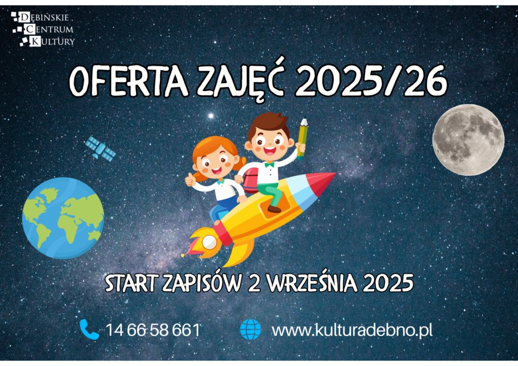 Trwają zapisy na zajęcia w Dębińskim Centrum Kultury