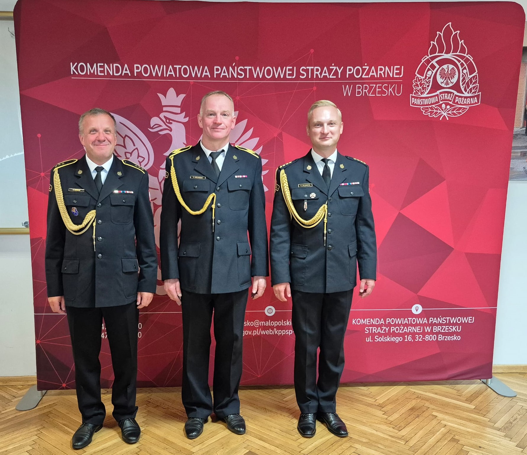 Przejście na zaopatrzenie emerytalne funkcjonariusza st. ogn. Tadeusza Goleńca