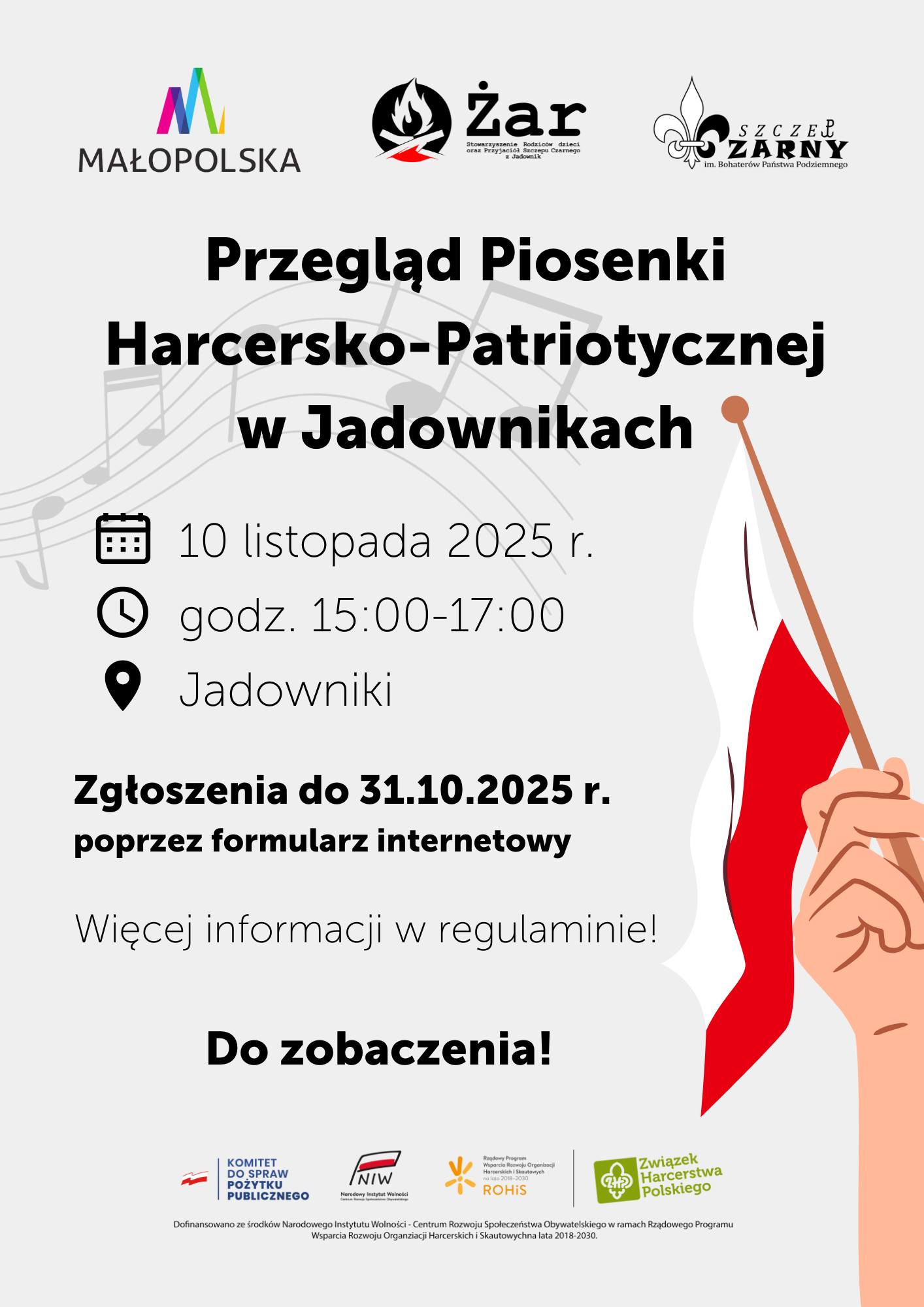 Ruszyły zapisy na I Przegląd Piosenki Harcersko-Patriotycznej w Jadownikach