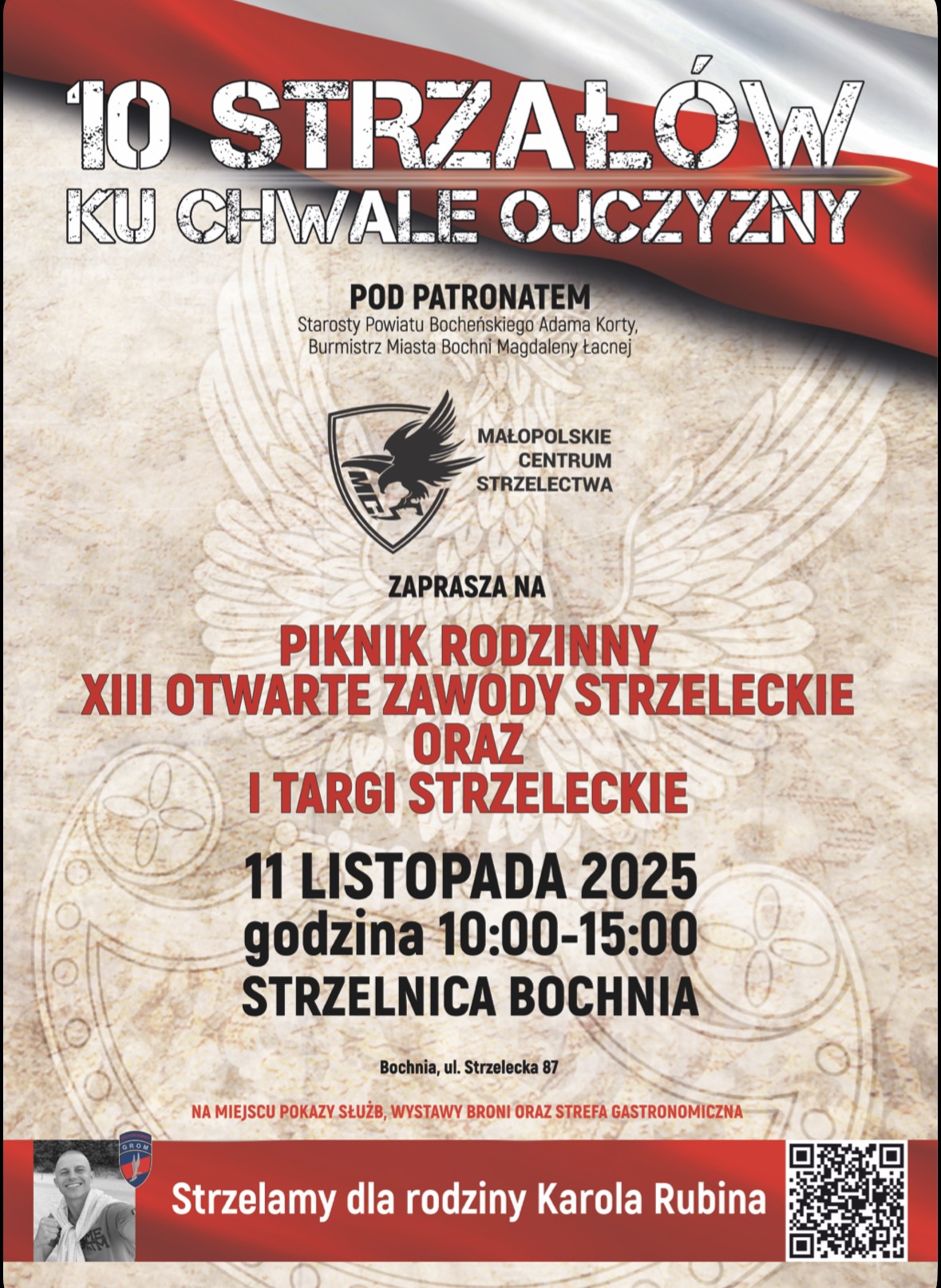 Otwarte Zawody Strzeleckie „10 Strzałów Ku Chwale Ojczyzny” / 11 listopada 2025 r.