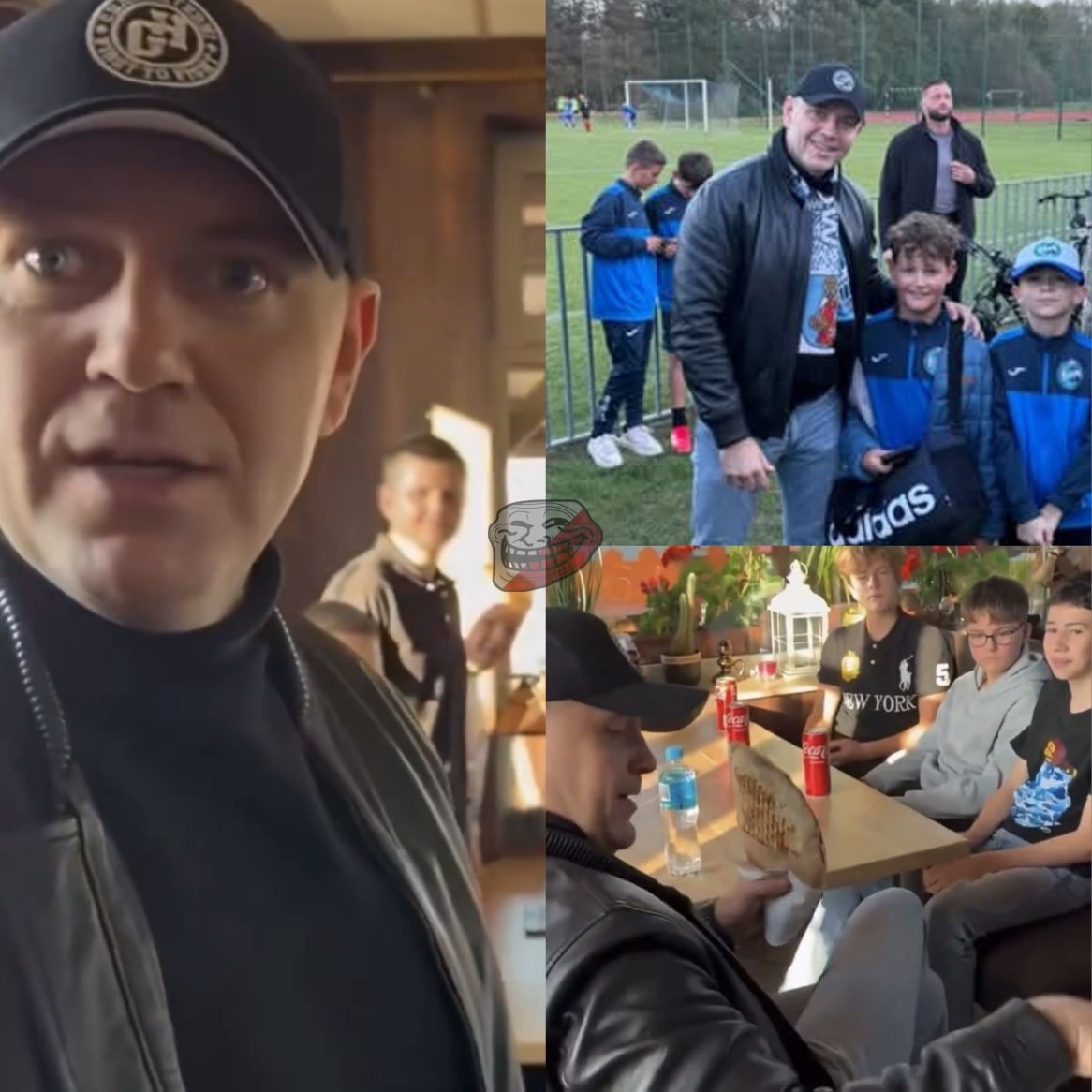 Prezydent Karol Nawrocki w czapce firmy odzieżowej z Żabna