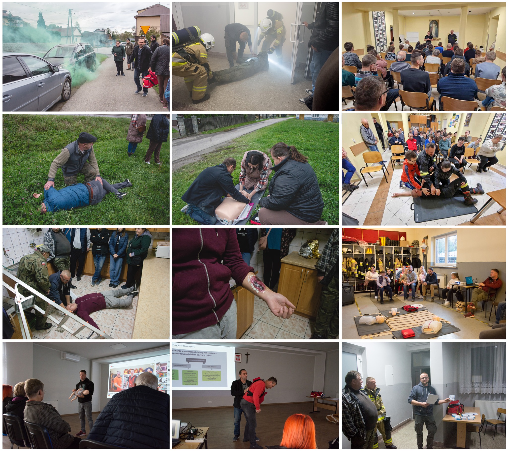 Zakończenie projektu „Nakręceni na pomaganie – pierwsza pomoc ze strażakami OSP Zawada Uszewska”