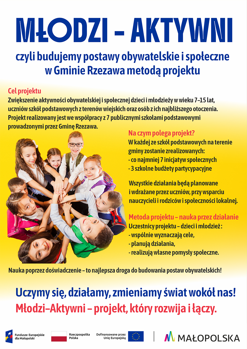 MŁODZI–AKTYWNI, czyli budujemy postawy obywatelskie i społeczne w Gminie Rzezawa