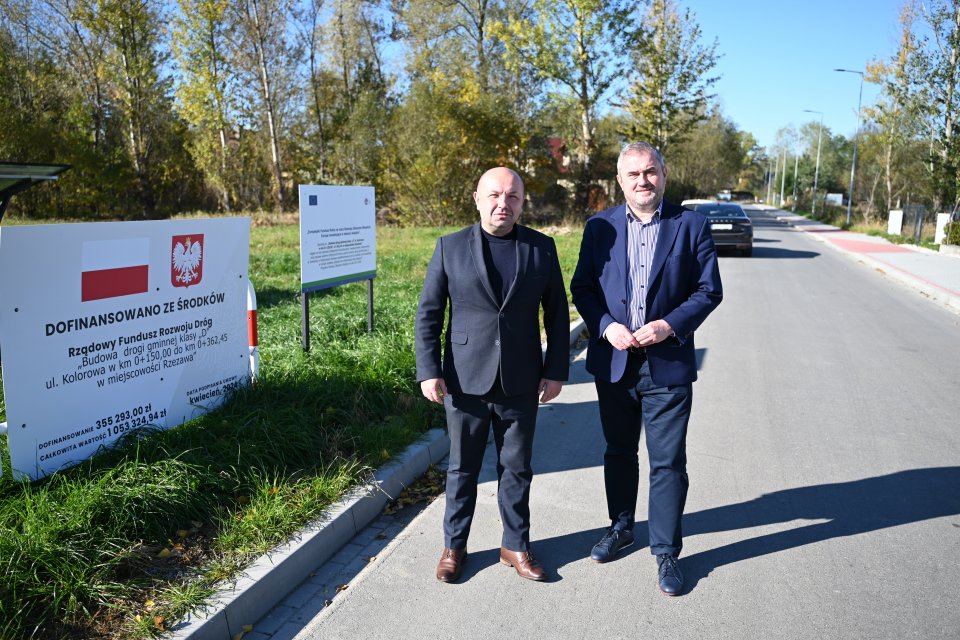 Wiceminister Infrastruktury Stanisław Bukowiec z wizytą w Gminie Rzezawa