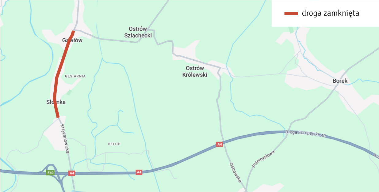 Rusza przebudowa drogi powiatowej w Słomce i Gawłowie – zmiany w organizacji ruchu