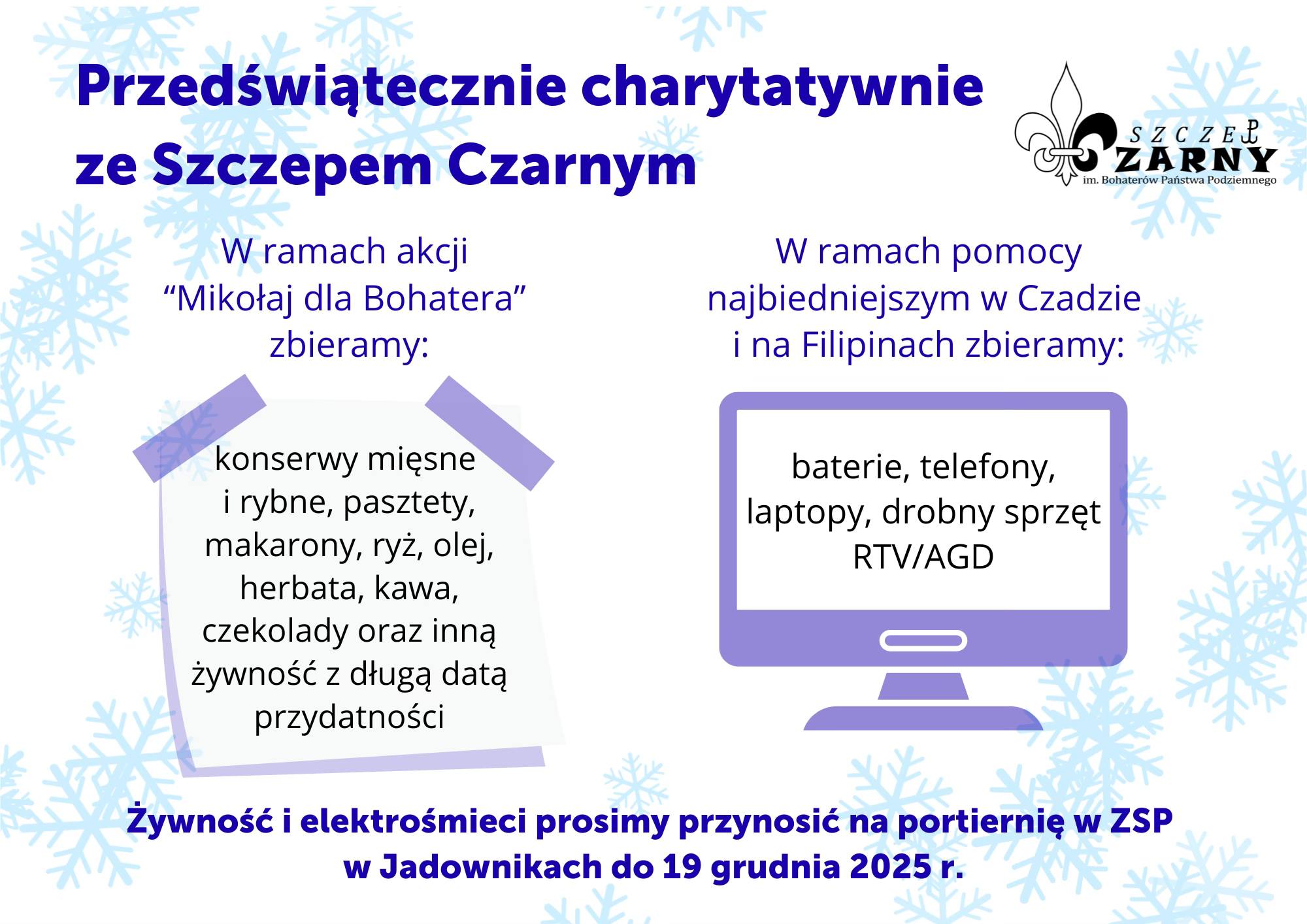 Harcerze z Jadownik zapraszają do wspólnego pomagania