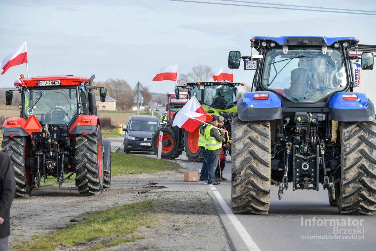 Biskupice Radłowskie. Rolnicy protestowali przeciwko polityce rolnej rządu