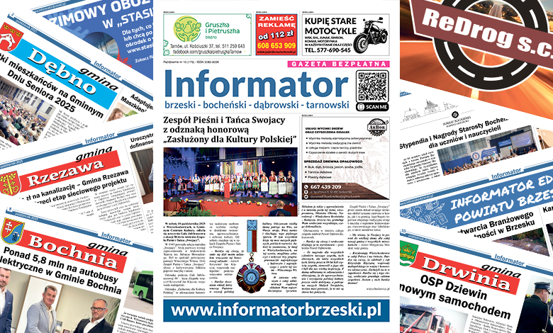 Październikowy numer gazety „Informator” / październik 2025