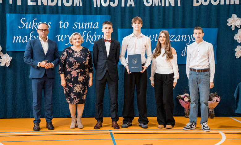 Uroczystość wręczenia stypendiów i nagród Wójta Gminy Bochnia