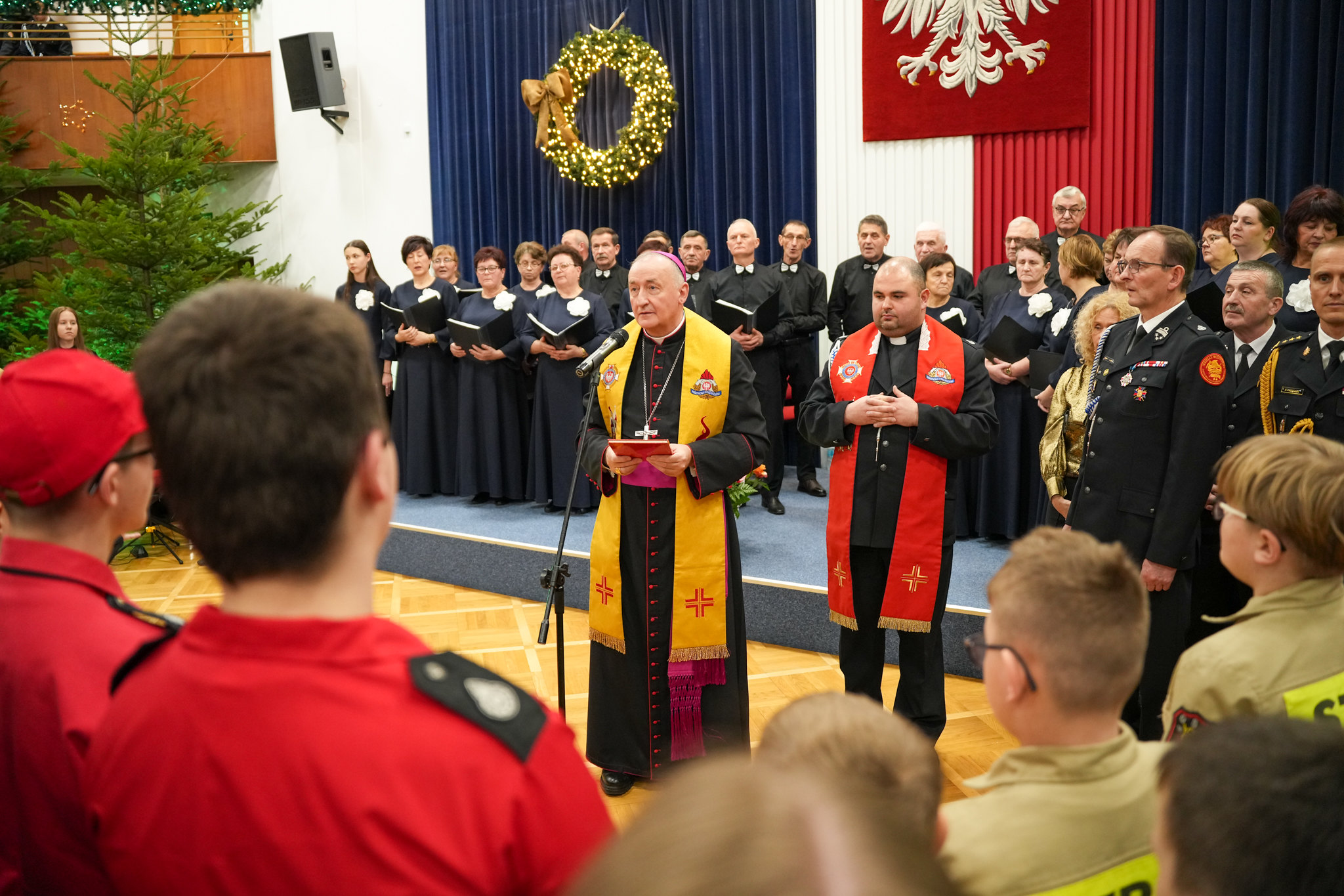 Tarnów. Spotkanie opłatkowe strażaków z Malopolski / zdjęcia