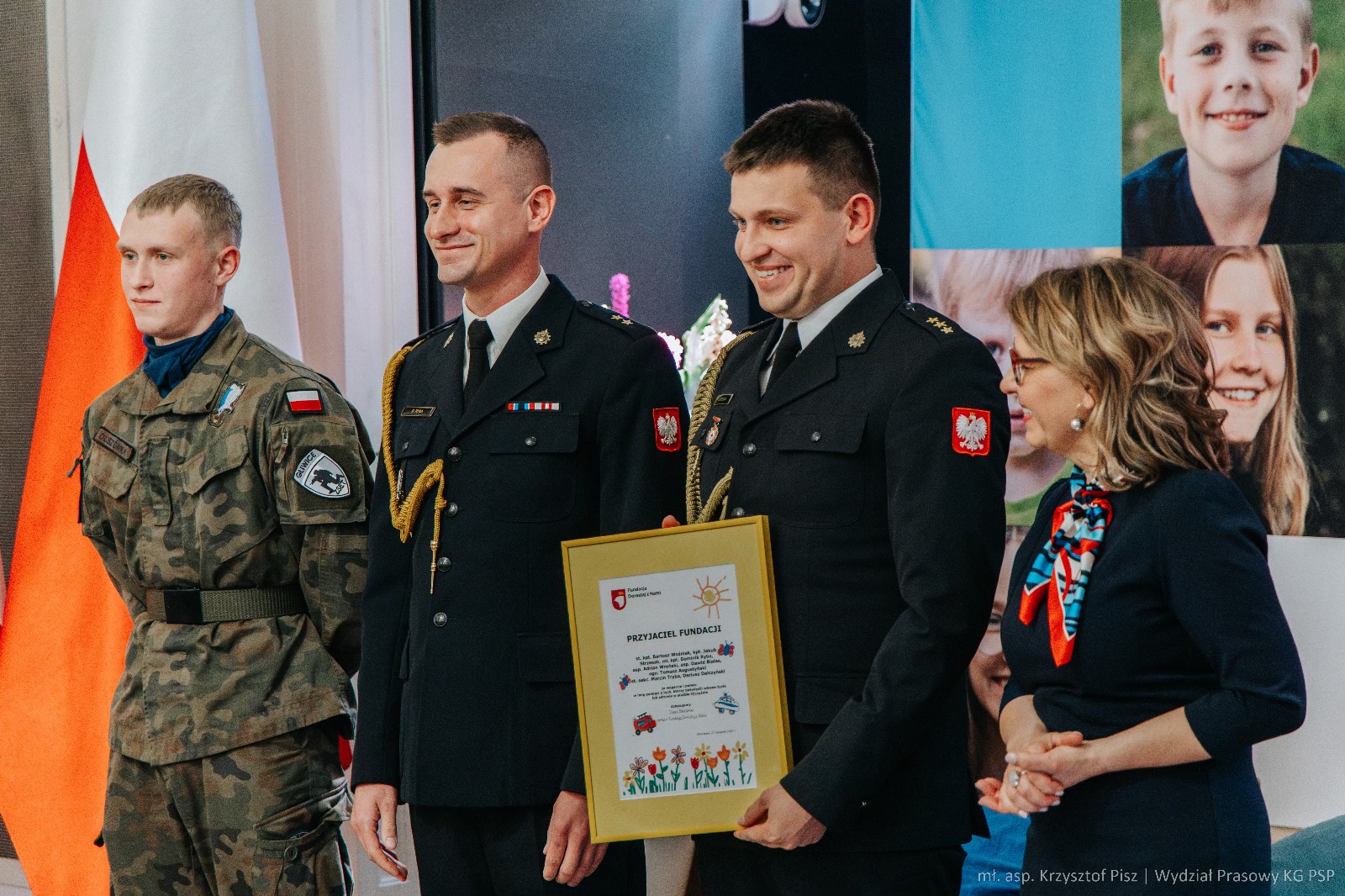 Strażacy z Tarnowa wyróżnieni w Belwederze za gest serca i pamięci