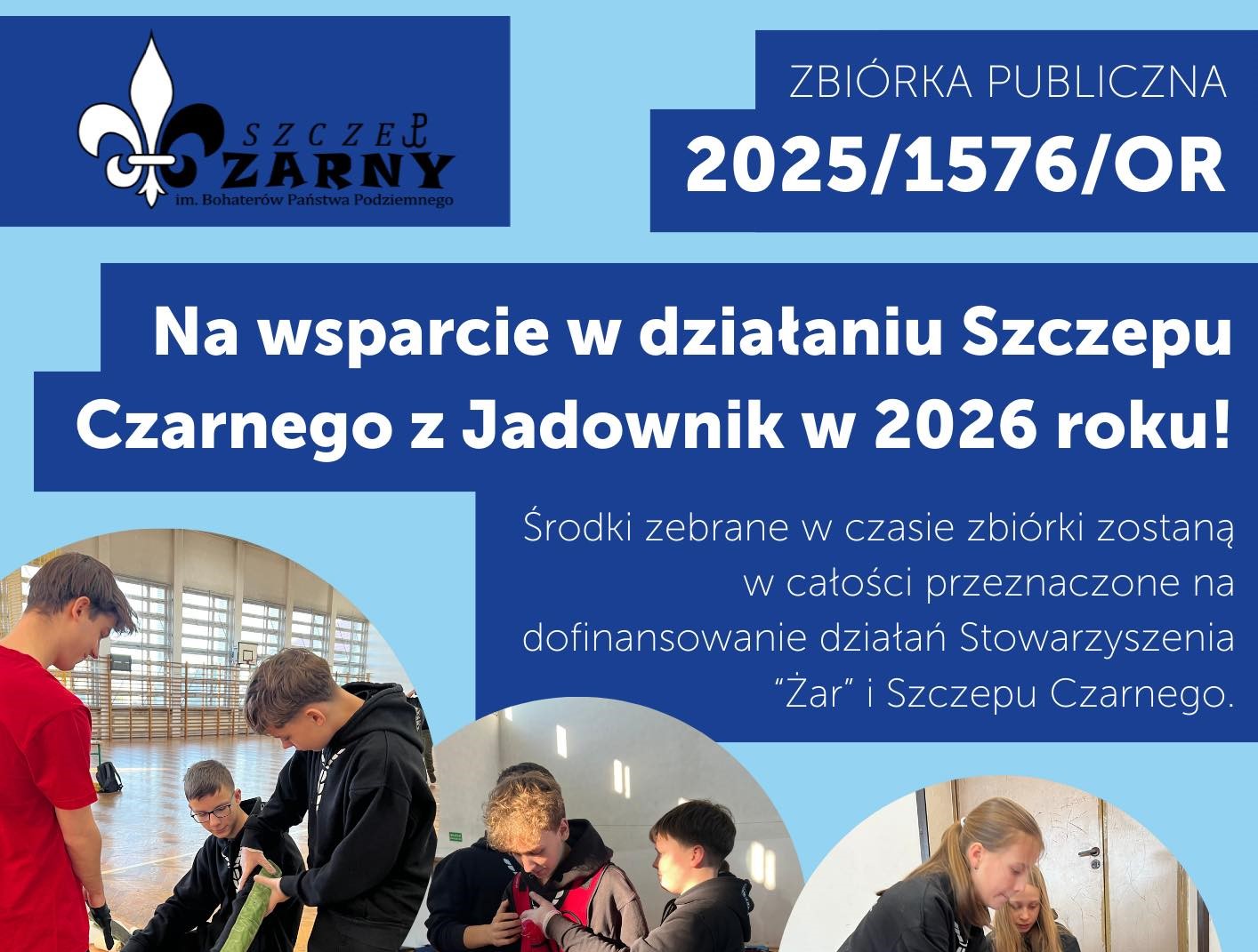 Harcerze z Jadownik ruszają z przedświąteczną zbiórką