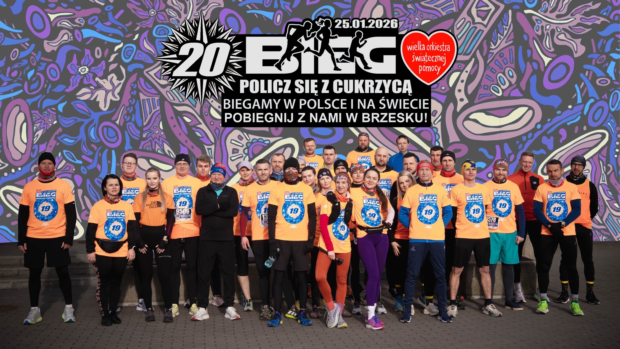 Trwają zapisy na Bieg Wielkiej Orkiestry Świątecznej Pomocy w Brzesku / 25 stycznia 2026 r.