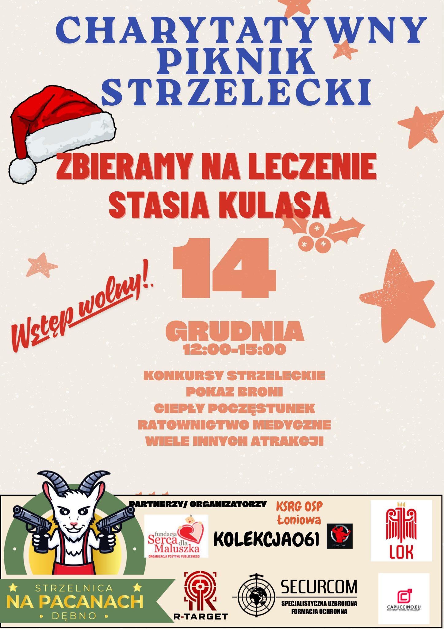 Dębno. Charytatywny piknik strzelecki dla Stasia Kulasa / 14 grudnia 2025 r.