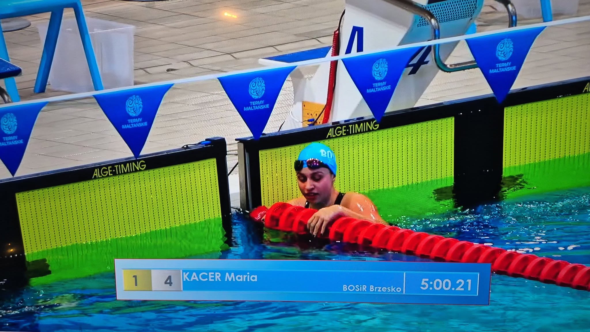 Maria Kacer (BOSIR Team) najlepsza w Polsce na 400 m stylem zmiennym