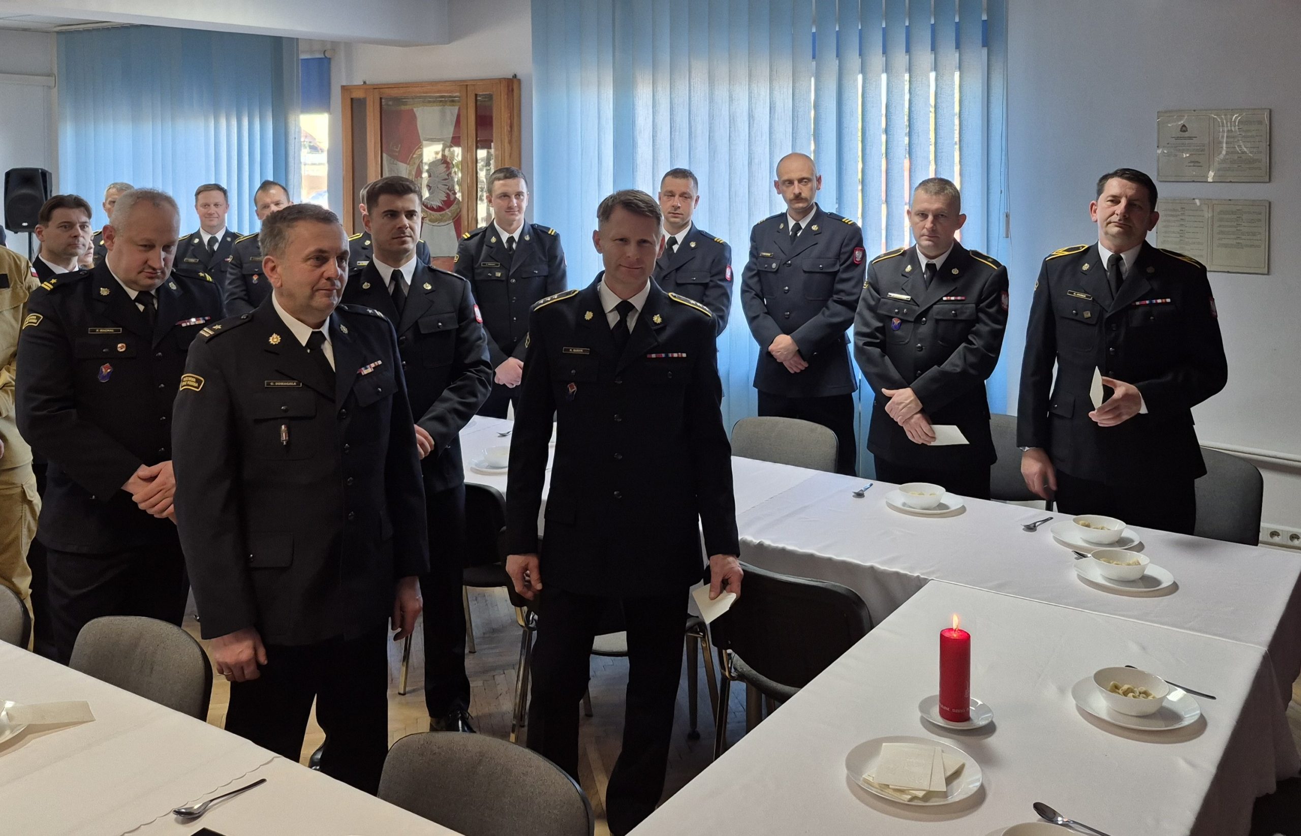 Wigilia w Komendzie Powiatowej Państwowej Straży Pożarnej w Brzesku